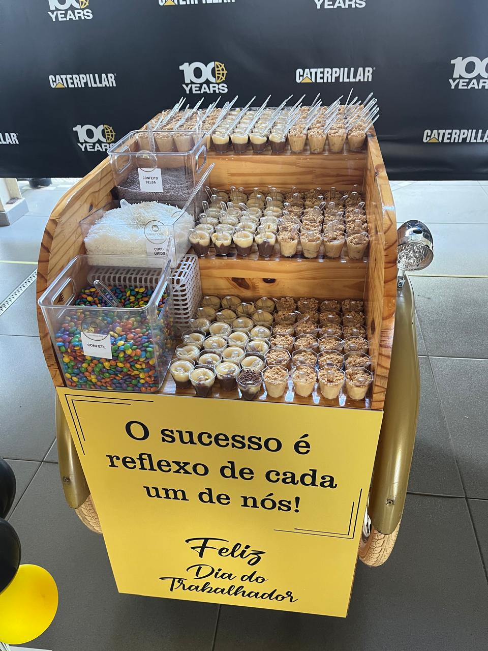 Carrinho gourmet personalizado